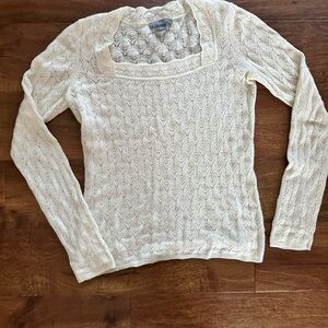 Ann Taylor cashmere sweater sz sm